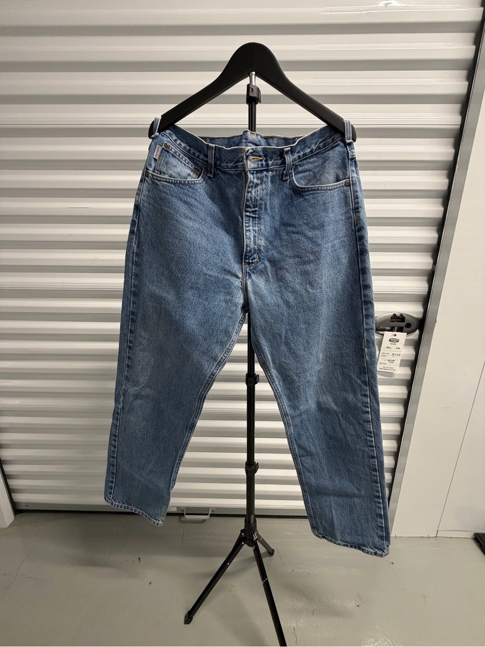 Vintage Carhartt Men's Blue Denim Jeans